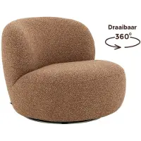 Goossens Fauteuil Avi - Stof - Rood