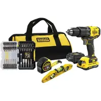 Stanley FATMAX SFMCK101D1S V20 18V Combi & HTAS 1x2Ah Soft Bag - SFMCK101D1S-QW