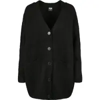 Urban Classics Gebreid vest zwart