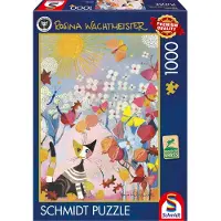 Schmidt - Legpuzzel - Gestreepte kittens - Rosina Wachtmeister - 1000 stukjes - Volwassenen - vanaf 12 jaar