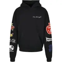 Mister tee Sweatshirt 'Homage' geel / rood / zwart / wit