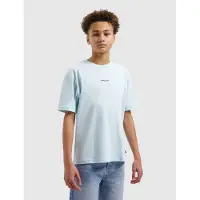 Ballin T-shirt met backprint lichtblauw Jongens Katoen Ronde hals Backprint - maat 152
