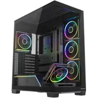 Modecom computerkast VOLCANO STELLAR PLUS ARGB MIDI 5F Zwart
