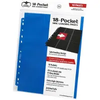 Ultimate Guard UGD010406 - 18-Pocket Side-Loading Pages (10), blau