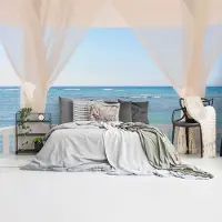 Reinders Fotobehang Balkon met zeezicht - 260 x 384 - Vlies -