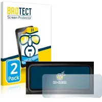 BROTECT - Screenprotector voor Hyundai Kona 2022 Snelheidsmeter - Folie Beschermfolie transparant 2 Stuks