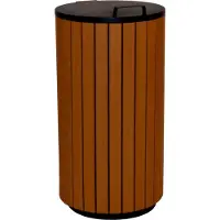 V-Part Buitenafvalbak Houtlook 90 Liter V part (VB183562)