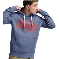Superdry heren sweatshirt met vintage logo, gemêleerd