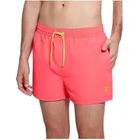 GUESS herenzwempak met neonkleurige patch