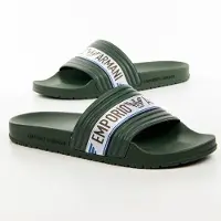 Emporio Armani herenklompen met adelaarsmotief