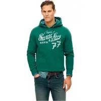 Superdry Sweatshirt groen / wit