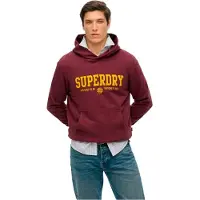 Superdry Sweatshirt 'Code' oranje / wijnrood