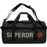 Superdry Large Tarp Barrel Bag black