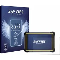 Savvies - Screenprotector voor Leica iCON CC170 - Folie Beschermfolie transparant 6 Stuks