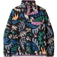 Patagonia Trui Women LW Synch Snap-T P/O Kaleido: Black-XL