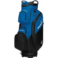 TaylorMade DeLuxe Cartbag 2026 - Zwart Blauw