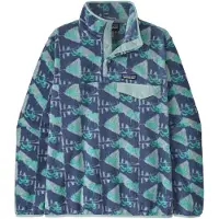 Patagonia Trui Women LW Synch Snap-T P/O Jaguar Geo: Blue Sage-S