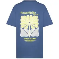 Cars T-shirt met backprint blauw Jongens Katoen Ronde hals Backprint - maat 176