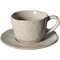 Bricard Albi Espressoset - 12-delig - Keramiek - 100ml - Lichtgrijs