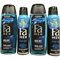 Fa Men Kick Off - Deodorant 2x 150ml & Douchegel 2in1 - 2x 250ml