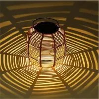BOG Zonnelantaarn Voor Tuin En Buiten - Hangende Waterdichte Verlichting - Warmwitte Tuinornamenten Voor Decoratie Van Gazon - Energieklasse A+++
