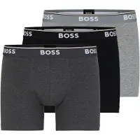 BOSS Boxershorts 'Power' grijs / donkergrijs / zwart