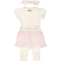 Dirkje Meisjes Kledingset - Soft pink