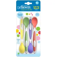 Dr. Browns Soft Tip Lepels 4+ Mnd 4 Stuks