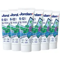 Jordan 6x Tandpasta Junior 6-12 Jaar 50 Ml