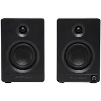 Victrola VPS-400-BLK-INT Tempo Bluetooth-speakers met Auracast-technologie, zwart