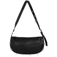 Banned - Gothic Handtas - Iron Halo Hobo Bag! - voor Vrouwen - zwart - Maat Standard