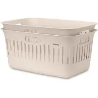 Brabantia Collect-It Panier à Linge 40 Litres - Set de 2 - Beige