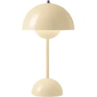 &tradition Tafellampe &Tradition, Flowerpot VP9, dimbare, Beige, Woonkamer, Kunststof, Designer