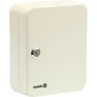 TOYA Sleutelkast - VOREL - 200x160x78 mm - 15 haken - Metaal - Beige