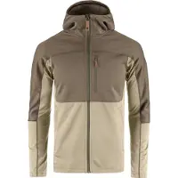 Fjall Raven Vest Men Abisko Trail Fleece Fossil Suede Brown-XL