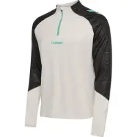 Hummel Sportsweatshirt aqua / lichtgrijs / zwart