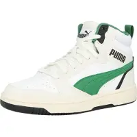 Puma Sneakers 'Rebound V6' lichtgrijs / groen / zwart / wit