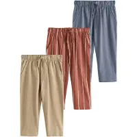 Next Broek smoky blue / roestbruin / aardetinten