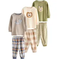 Next Nachtkledij beige / blauw / taupe / olijfgroen