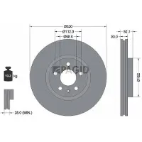 PAGID 55293NHC Remschijf