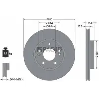 PAGID 56147NC Remschijf