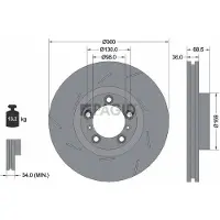 PAGID 55137NHC Remschijf