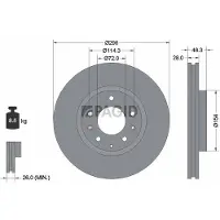 PAGID 54808NC Remschijf