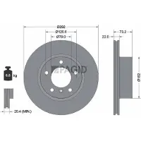 PAGID 54328NHC Remschijf