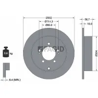 PAGID 54670NC Remschijf