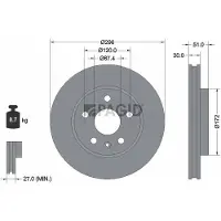 PAGID 54869NHC Remschijf