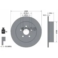 PAGID 54357NC Remschijf