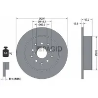 PAGID 54708NC Remschijf