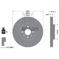 PAGID 50326NC Remschijf