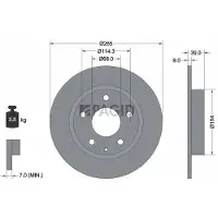 PAGID 55677NC Remschijf